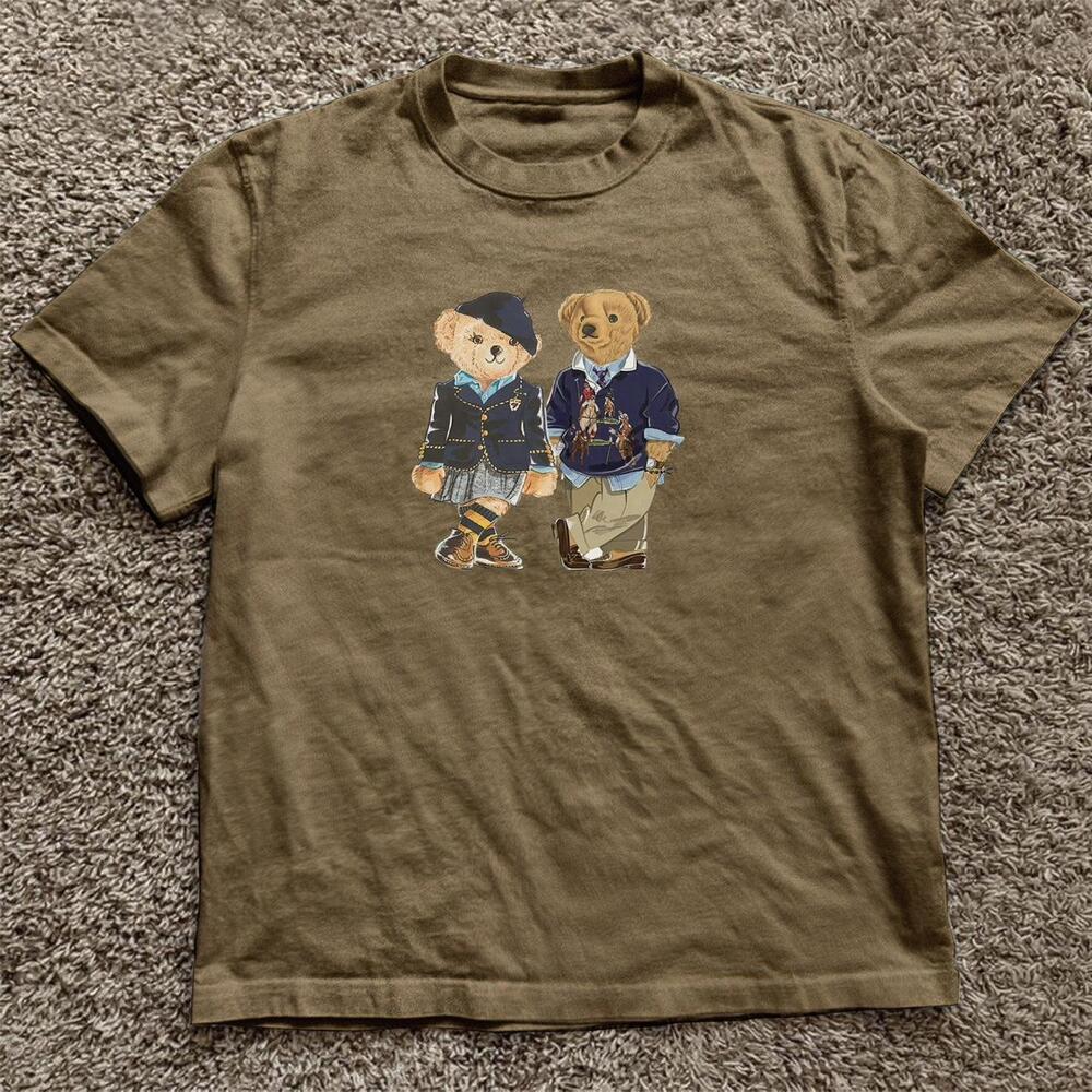 Brown Couple Rl Polo Bear T Shirt